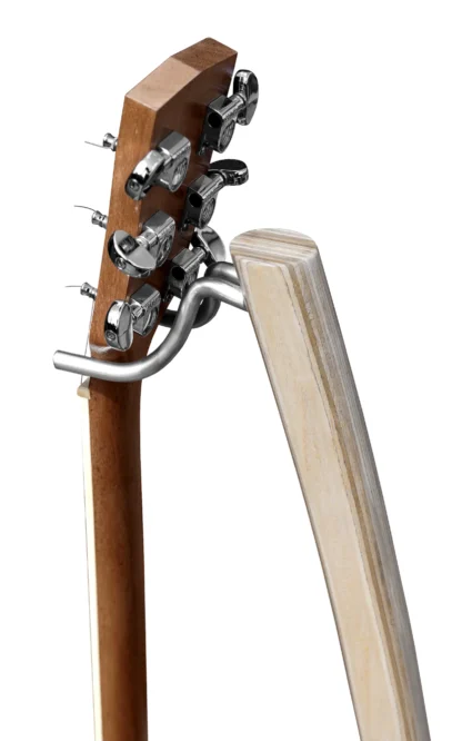 wooden guitar stand