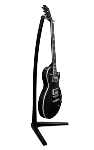 black guitar stand