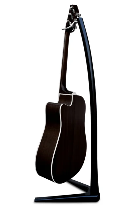 wooden guitar stand