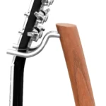 wooden guitar stand